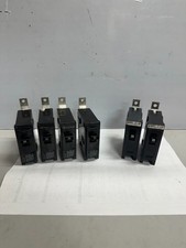 CUTLER-HAMMER/SIEMANS 20AMP/1-POLE BREAKERS TYPE-BA/BL BOLT-IN LOT OF 6 TESTED