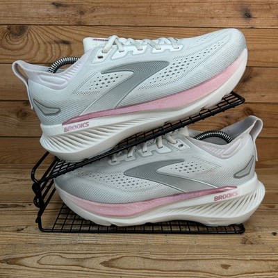 Brooks Turnschuhe Damen Gr. UK 7 Glycerin 23 White Harbor Pink Straßenlaufschuhe