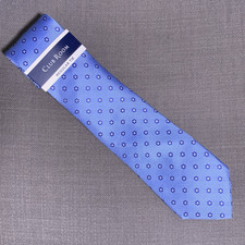 Club Room Men's Classic Neck Tie Burnell Floral Light Blue MSRP 55