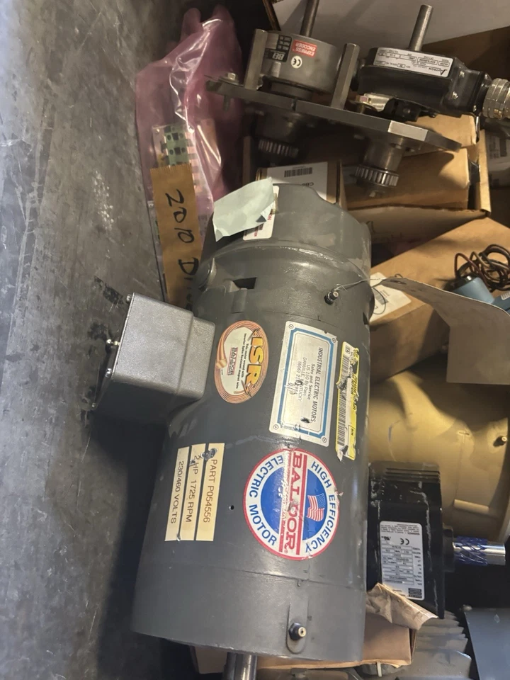 NUEVO SIN CAJA BALDOR P054556 AC Motor Industrial 0.75HP 1725 RPM Foto 3 de 4