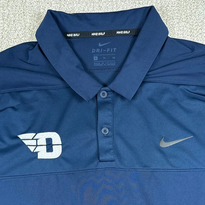 #ad #ad Nike Dri Fit Mens XL Dayton Flyers Blue Performance Golf Polo Shirt $22.99