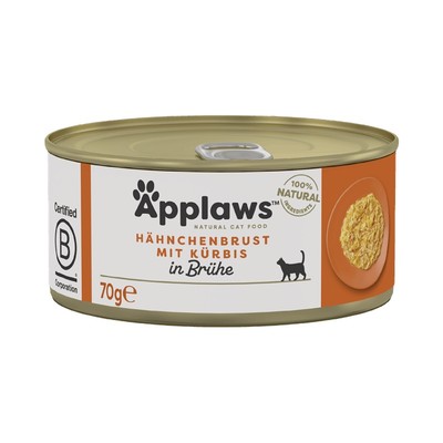 Applaws Cat Nassfutter Dose Huhn & Kürbis | 24x 70g