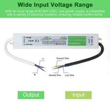 IP67 Waterproof LED Driver Switch Power Supply Transformer Adapter AC DEJC