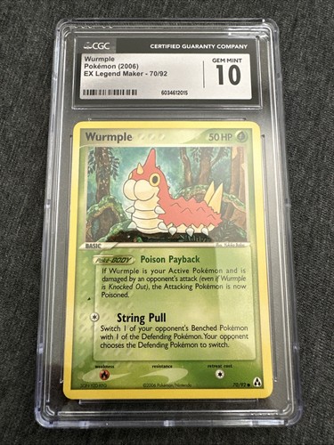Wurmple graded CGC 10 for sale on eBay