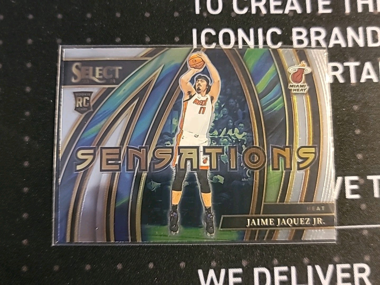 2023-24 10041D PANINI SELECT SENSATIONS JAIME JAQUEZ JR. Rookie Miami Heat #12