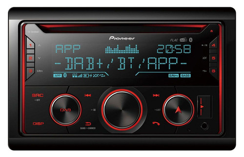 Pioneer 2DIN Lenkrad DAB USB CD Bluetooth Autoradio für Ford C-Max ab 2011 grau - Bild 4 von 10