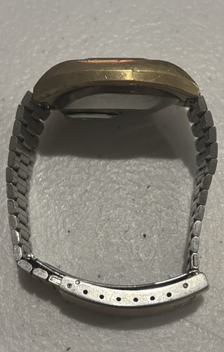 Rare Seiko 0624-5009 Lemon Face Quartz LC Digital, Gold Tone As-Is Un Tested - Picture 4 of 10