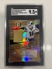 2018 Panini Gold Standard - Good As Gold Cooper Kupp #GO-CK Prime /49 (AU, MEM)
