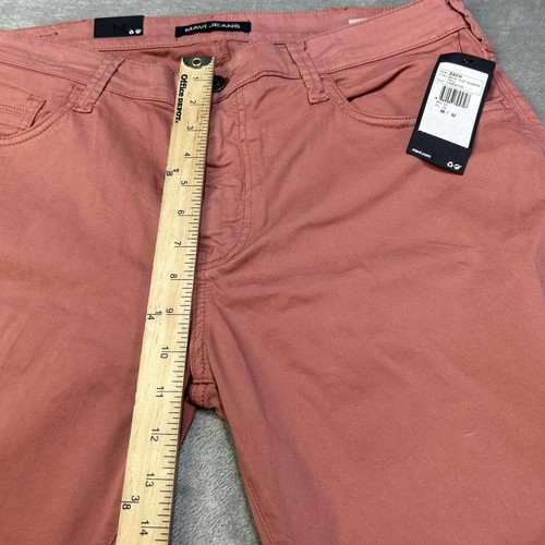 Pantalone Mavi Jeans Uomo 38x32 Zach Gamba Dritta Twill Elasticizzato Brick Dust Estivo Nuovo con etichette - Foto 9 di 14