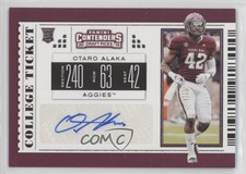 2019 Panini Contenders Draft Picks College Ticket Otaro Alaka #251 Auto 0xi8