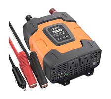 Ampeak 750W Power Inverter 4.8A Dual USB Ports 2 AC Outlets Car Inverter DC 1...