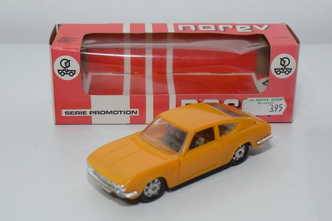 NOREV - PLASTIGAM - 163 - Fiat Coupe Dino - Jaune - En boite