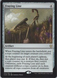 Fraying Line 314/361 Commander Legends: Battle for Baldur's Gate Rare MTG
