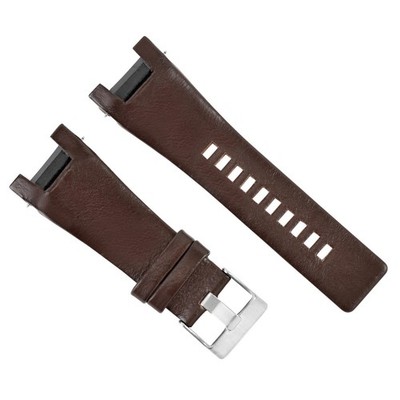 32MM NOTCHED LEATHER WATCH BAND STRAP FOR DIESEL DZ1216 DZ1273 DZ4246 WATCH BROW
