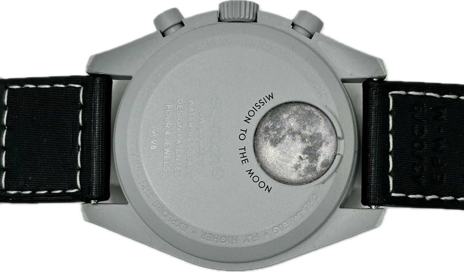 OMEGA Swatch Speedmaster Mission to Earth