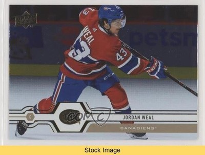 2019-20 Upper Deck Silver Foil Jordan Weal #50 READ kr0