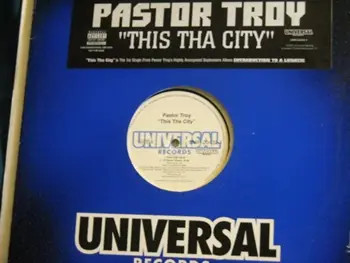 Pastor Troy This Tha City Vinyl Single 12inch Universal