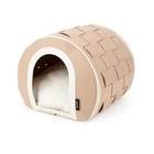 Scruffs Stockholm Felt Cave Cat Bed in Tan