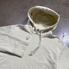 A.P.C. Rue Madame Paris Hoodie Mens Size Large Light Yellow Center Logo