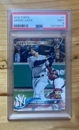 Aaron Judge 2018 Topps #1 PSA 9 Mint Rookie Cup