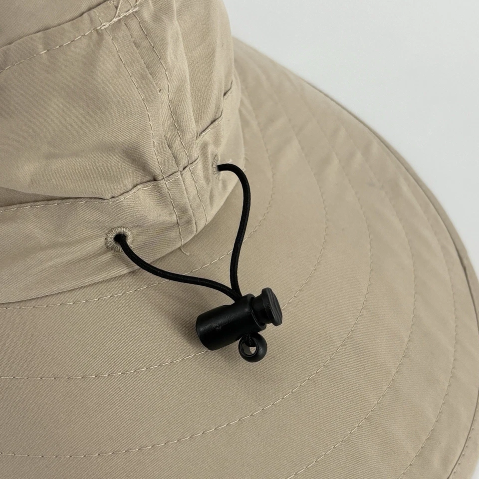 Солнцезащитная зона открытый широкий желтовато-коричневый хаки Booney шляпа UPF 50 + взрослых регулируемый - Изображение 4 из 4