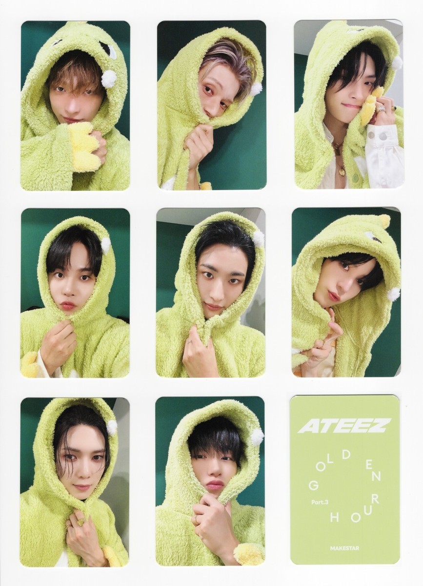 ATEEZ トレカ GOLDEN HOUR:Part.3 MAKESTAR ATEEZ “Golden Hour: Part 3” Makestar Polaroid Photocard
