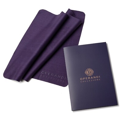 Operandi Premium Microfiber Polishing & Cleaning Cloth/Dark Purple for Watches