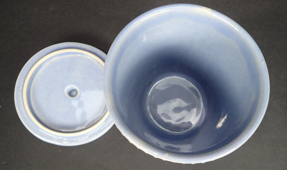 Eddie Bauer Blue Decor Only Lidded Ginger Jar Country Decoration Ceramic Storage - Image 3 of 4