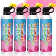 Large Gender Reveal Fire Extinguisher 4 Pack Baby Gender Reveal Ideas Party Deco