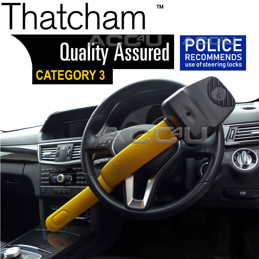 Stoplock Pro Elite Thatcham Approved Car Van 4x4 Steering Wheel Lock
