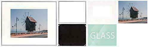 3 Stück 16x20 Aluminium Metall Bilderrahmen mit Elfenbein Farbe Passepartout für 11x14 Foto - Bild 4 von 4