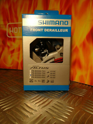 Shimano Umwerfer ALTUS FD-M2000-DS3 für 40 Zähne 63-66° Down Swing dual Pull NEU