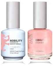 Lechat Nobility Gel Polish & Nail Lacquer - Tickled Pink 0.5 oz - #NBCS150