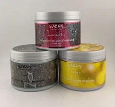 Wen by Chaz Dean Restorative Re-Moist Hair Mask Gluten Free 8 oz  Choose Scent