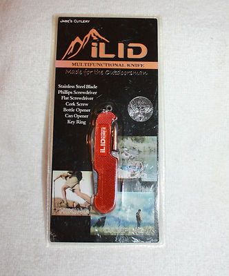 7n1 Multi Function Tool 3''L  Camping Emergency  Knife, Cork Screw, Screwdrivers