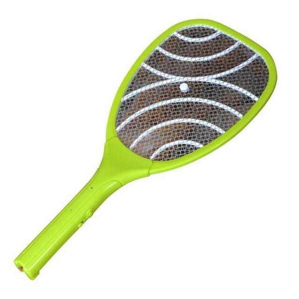 Two Layers Net Rechargeable Electric Swatter Hand Racket Pest Control