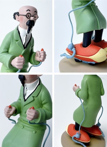 HERGE TINTIN Calculus on Roller Skates Resin Standing Figure Figurine 12cm - Picture 5 of 8