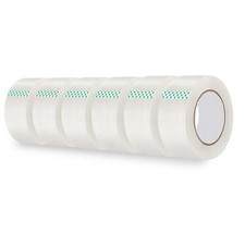 Pen  Gear Basic BOPP Packing Tape, 1.88 inch x 109 Yards, Clear, 6-Pack,NEW