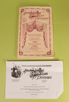 Amazon Vinegar & Pickling Works Catalog Drygoods Window Treatment Patterns