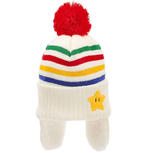Super Mario Bros/For Children/Knit Cap/Winter Hat/Beanie/Hat GLOVE SCARF SET - Picture 6 of 7