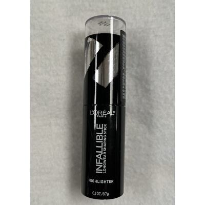 L'Oreal Infallible Longwear Shaping Stick Highlighter Makeup 41 Slay in Rose
