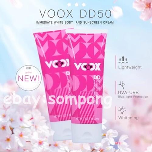 VOOX DD Crema Solare Lozione Corpo SPF 50 Protezione UV Pelle Sana Nutriente - Foto 5 di 13