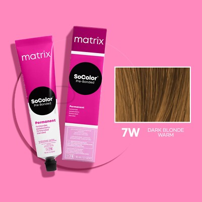 MATRIX SoColor Pre-Bonded Permanent Hair Color 3 oz or Developer (Choose Yours)