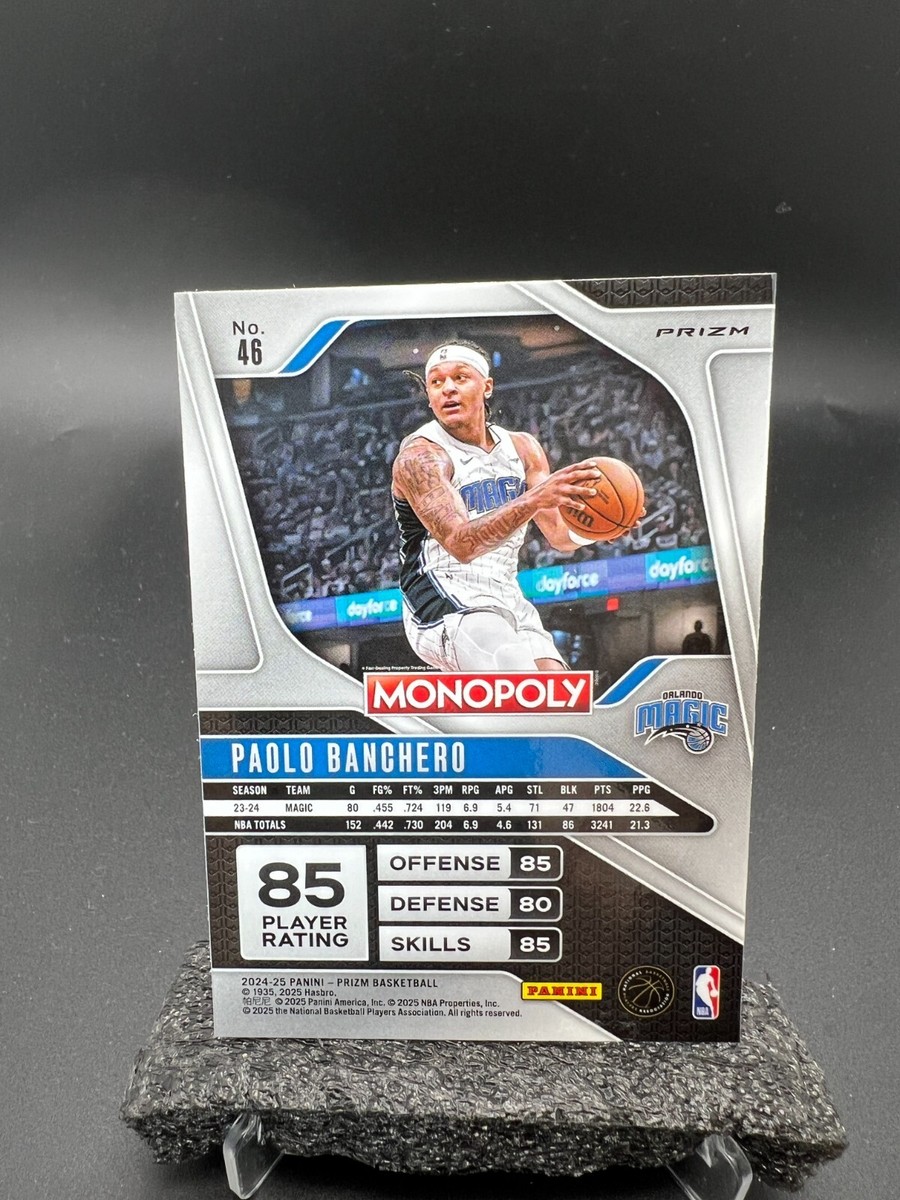 2024-25 Panini Prizm Monopoly Paolo Banchero Red Dice #7284 S | eBay