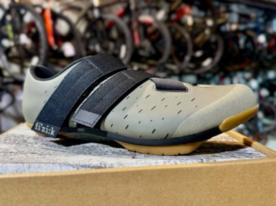 FIZIK TERRA POWERSTRAP X4 ROAD SHOES MEN's Mud/Caramel (8 1/4US - 41EU)