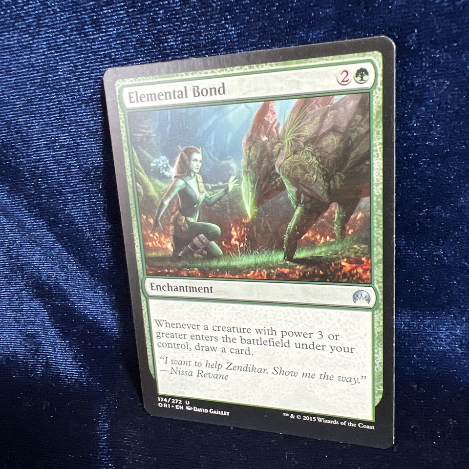 Elemental Bond Magic Origins 174/272 MTG Magic the Gathering Card - Image 3 of 4