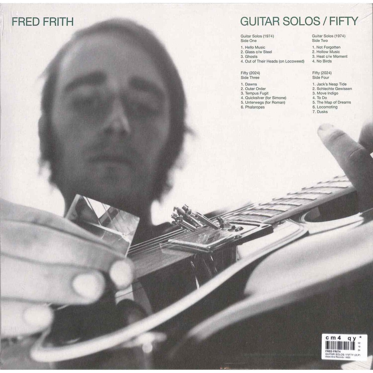 Fred Frith / GUITAR SOLOS / FIFTY (2LP) / Week-End Records