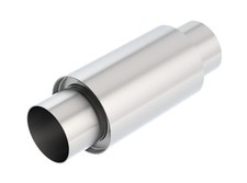 Borla Xr-1 Sportsman 3.5 Center-center 8x5 Round - Racing Muffler 40004s