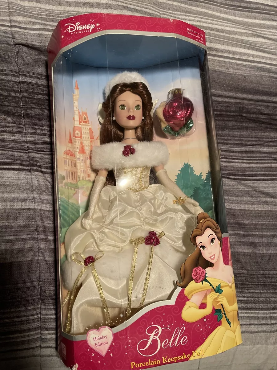 disney princess belle doll porcelain keepsake doll in a wedding
