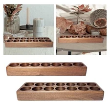Essential Oil Bottle Rack Wooden Organizer for SPA Traveling Holiday Present